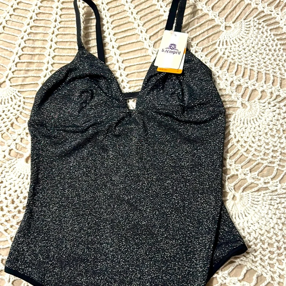 SPARKLES! Sexy bodysuit my b.tempted! Size small - Picture 1 of 4